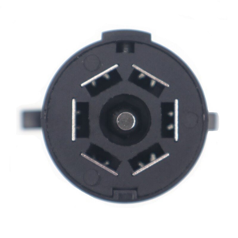 7 Pin Trailer Side Replacement Plug Adapter Waterproof 7 Way Round RV-Style Trailer Connector