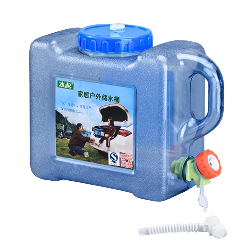 Secchio di stoccaggio dell'acqua a guida automatica per auto da esterno 5L 12L con rubinetto organizzatore di stoccaggio dell'acqua potabile per uso domestico: 5L