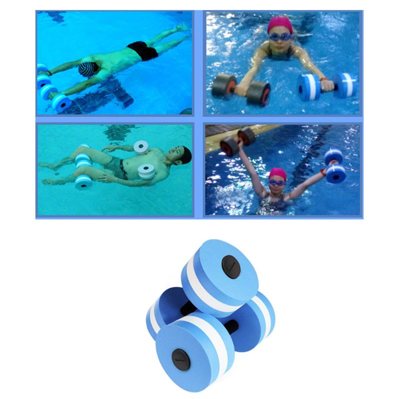 2 pièces EVA eau aquatique Fitness haltère piscine aérobic exercice entraînement moyen aquatique haltère Total Fitness entraînement