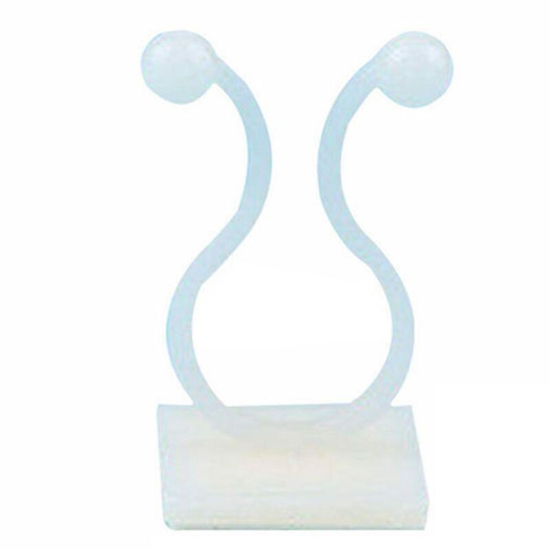 50 Stuks Van Onzichtbare Muur Rotan Clip Clip Onzichtbare Muur Rotan Klimmen Stok Haak Rotan Bevestiging Clip Beugel: Default Title