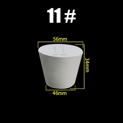 Silicone Rubber Sponge Stopper Hole Plug Lab Flask Test Tube Bottle Glassware Tapered Rubber Plug Bung Stopper: Purple