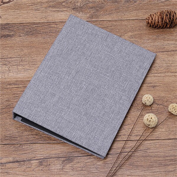 Retro Photo Album Folder DIY Self-Adhesive Scrapbook Album For Baby Lovers Memorial Wedding Photo Album: blue