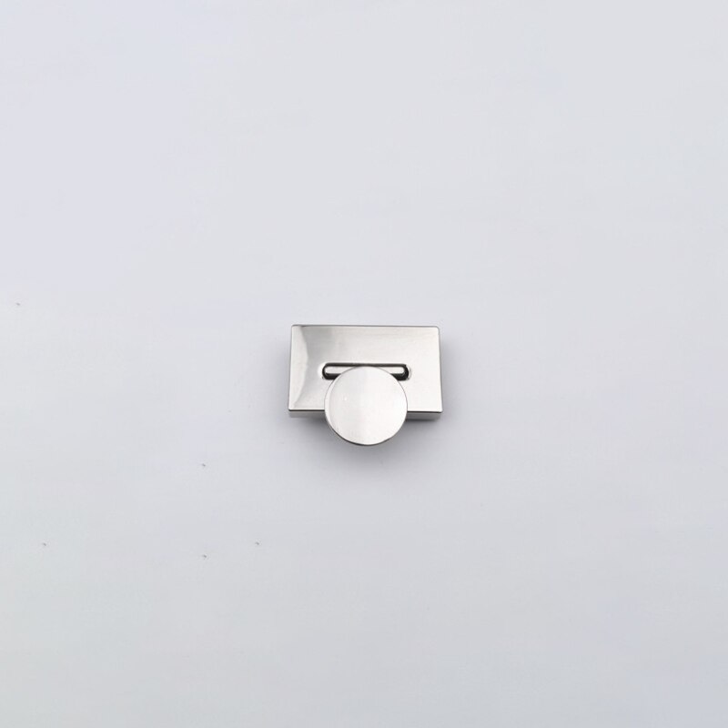 Magnetisk lås drejelås drejelåse metal hardware til diy håndværk udskiftning håndtaske taske tilbehør: 2