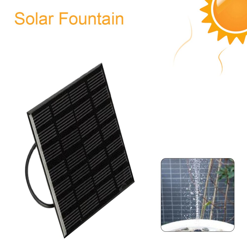 7v 1.2w solar vandpumpe dc dyk vandpumpe til udendørs havefontæne akvariedam børsteløs solpumpe