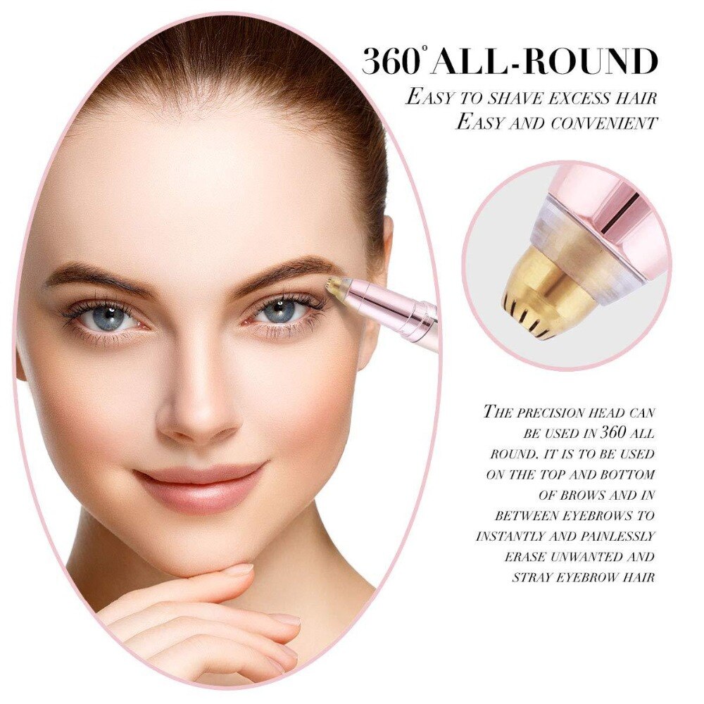 Épilateur electrique Sourcils Précision Sourcil Rasoir Cheveux Facial Épilateur Portatif Mini Rasoir De Sourcils Stylo Sourcil Shaper