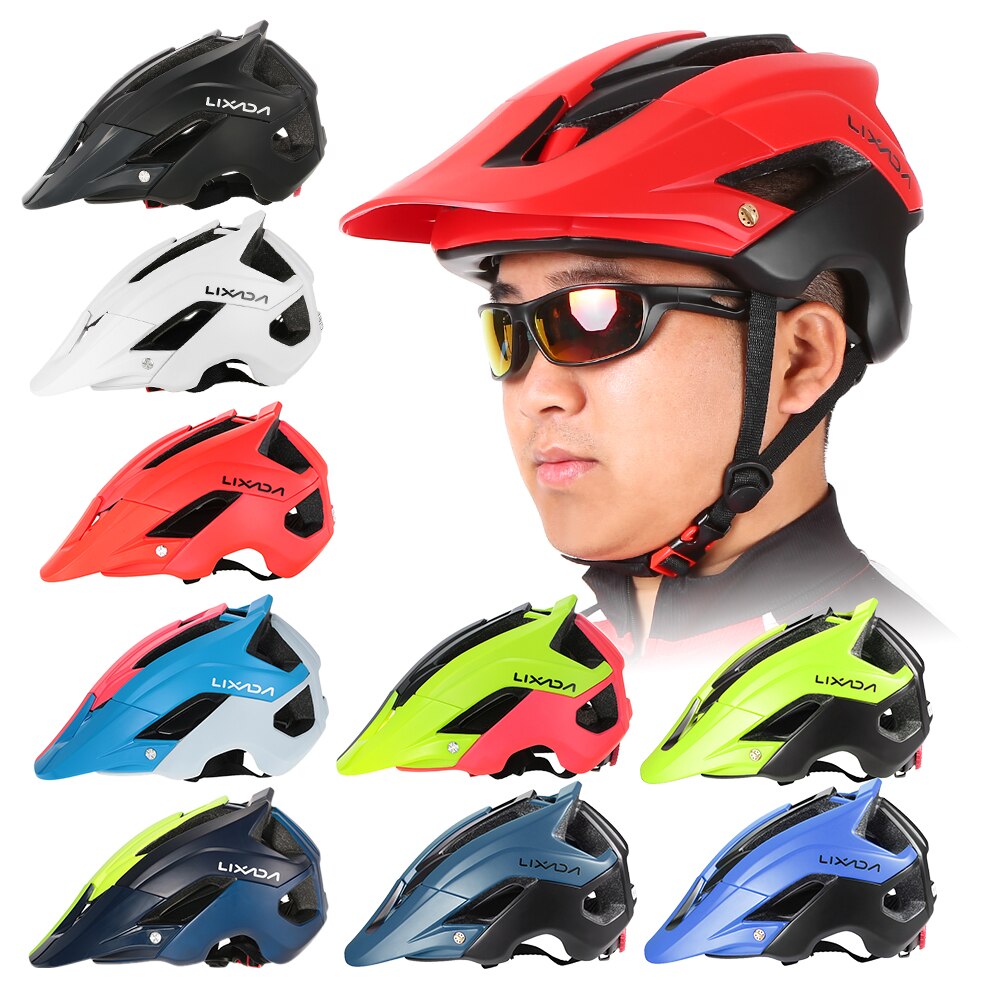 Lixada Mountainbike Fietsen Fiets Helm Sport Veiligheid Beschermende Helm 13 Vents MTB Fietsen Bike Sport Veiligheid Helm