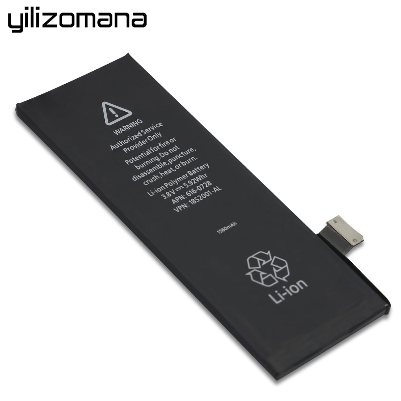 YILOZOMANA Original Telefon Batterie Hohe Kapazität 1560 mAh Batterie Für iPhone 5 S Ersatz Batterien Kostenloser Werkzeuge Einzelhandel Paket