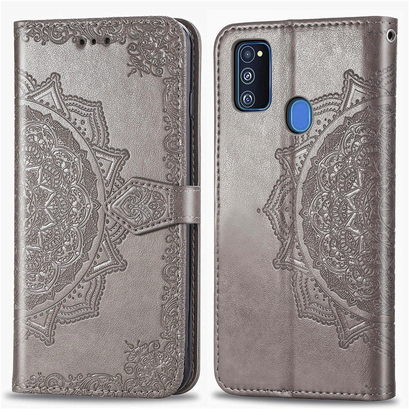 Funda de lujo para Samsung Galaxy M21 funda de cuero tipo billetera para Samsung M21 funda de teléfono funda Capa 6,4 pulgadas