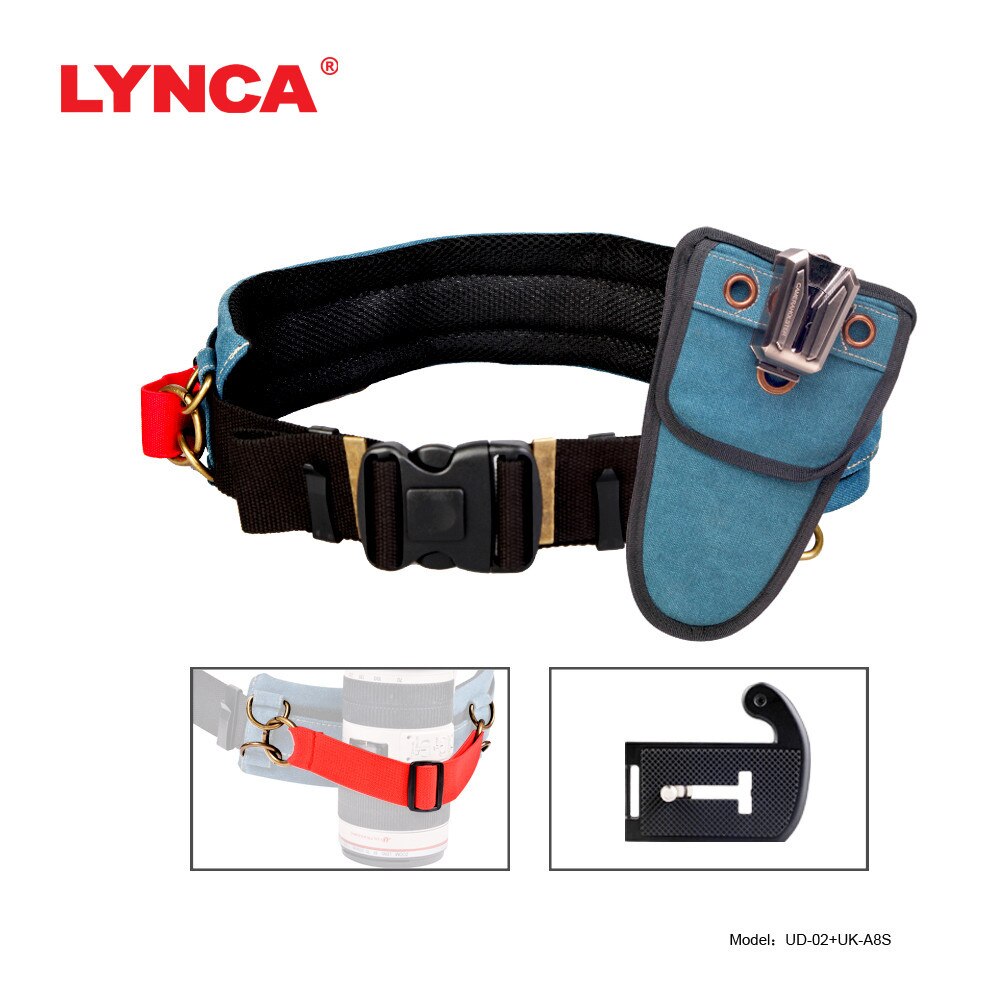 LYNCA Kamera Riemen Riemen Multi-funktion Fotografie Gürtel Rucksack Gürtel Klettern Reiten Reise Objektiv Tasche Schnalle Für SLR Kameras