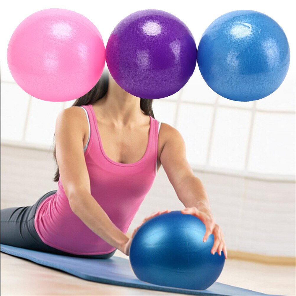Aparato de Fitness pelota de equilibrio de ejercicio entrenador casero equilibrio 25cm Mini pelota de Yoga Pilates pelota para hacer ejercicio 3 colores