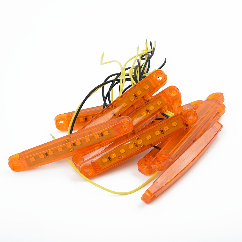 24V Auto Marker Licht Abs Plastic Dc 24V Richtingaanwijzer 20 Stuks Set Amber Side Vervanging