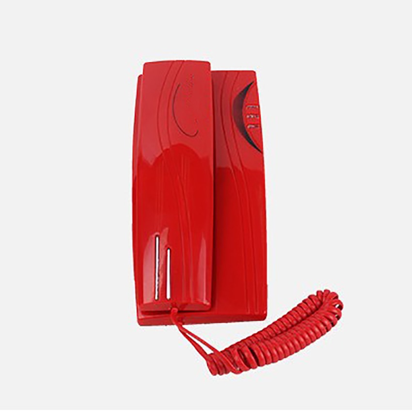 Trimline Corded Phone with Calling Indicator, Mute, Pause Function, Table and Wall Mountable Telephone for Home/Hotel/Office