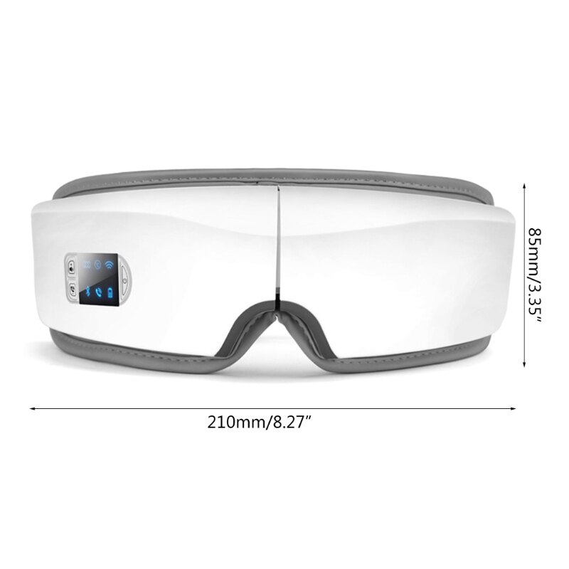 Electric Eye Massager Vibration, Air Pressure for Relieve Eye Strain Dry Eye Headaches Bluetooth-compatible