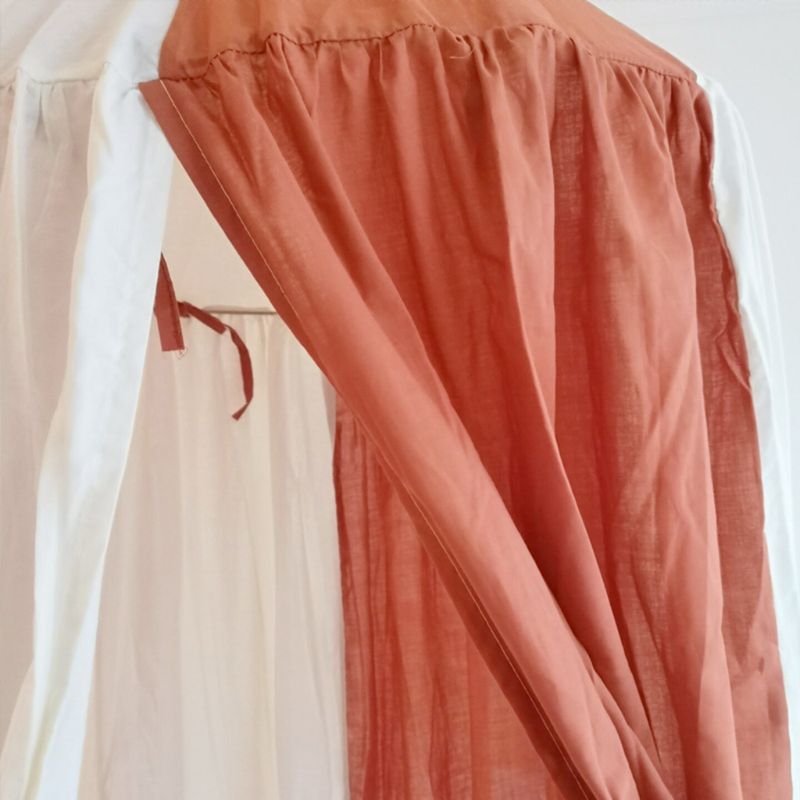 Bébé lit rideau enfants chambre berceau filet coton accroché dôme -né lit tente G99C