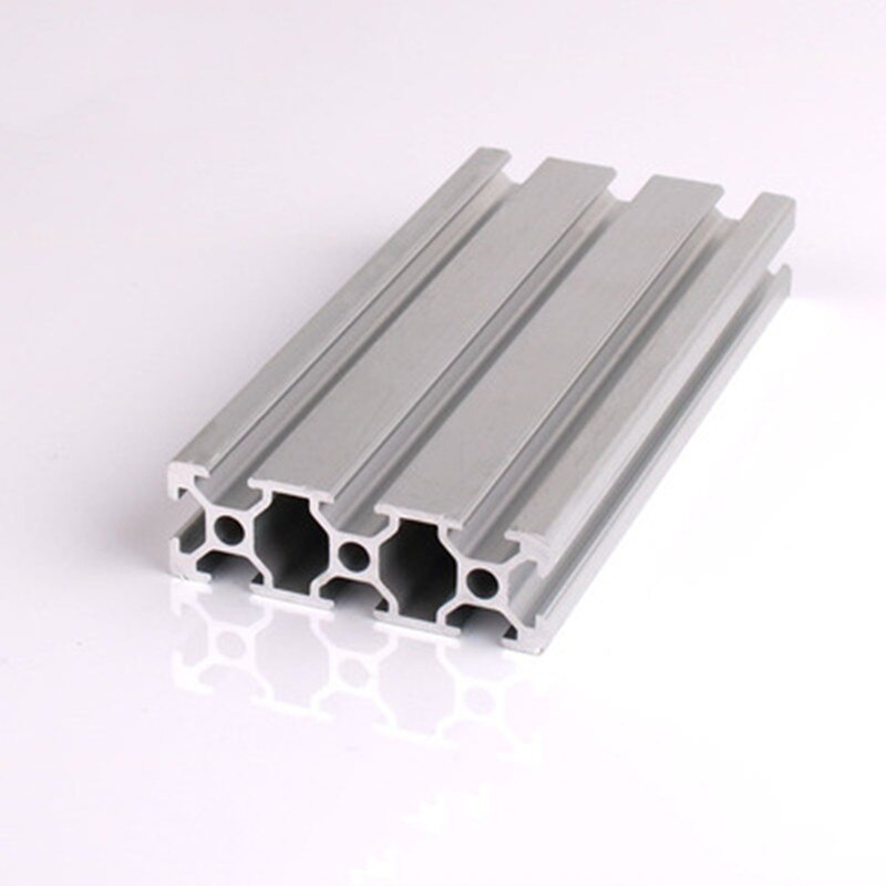 Perfil de aleación de aluminio de corte aleatorio, 100-600mm, estándar europeo 2060, grabador, perfil de encimera, perfil de aluminio 2060