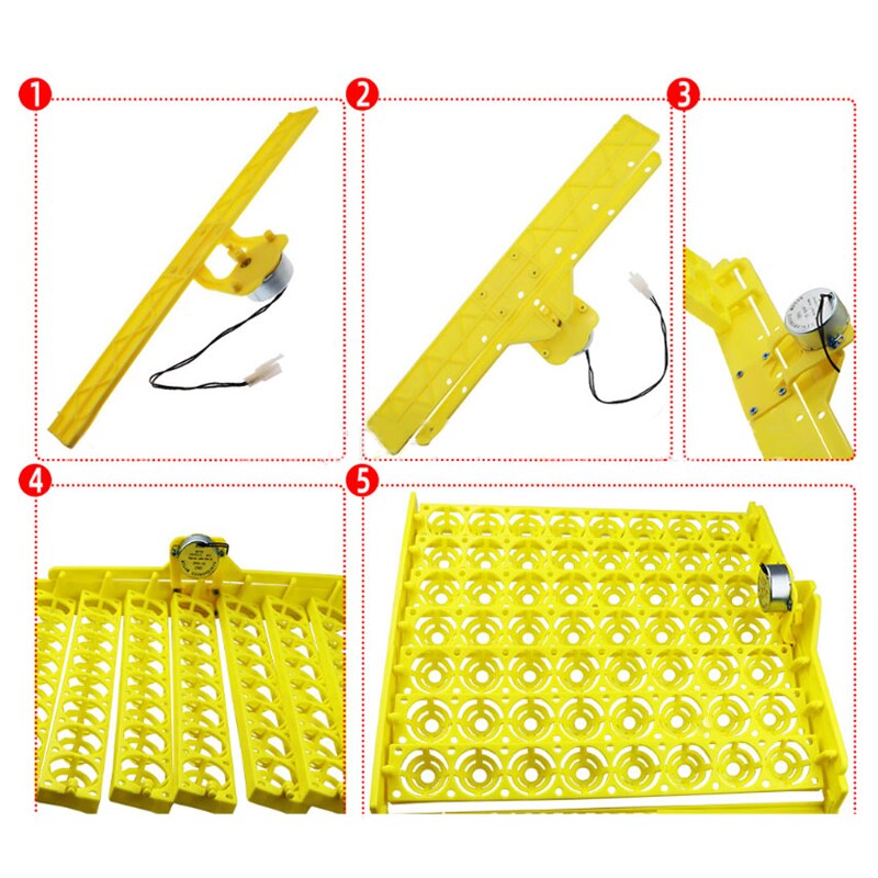 Broedmachine voor 56 eieren, mini-broedmachine, draaiplateau, broedmachine voor kippen, broedmachine voor pluimvee, automatische broedmachine, broedmachine