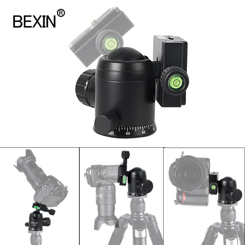 K36 tripod head 360 degree panorama ball head camera mount stand monopod head photo shooting for point dslr camera tripod