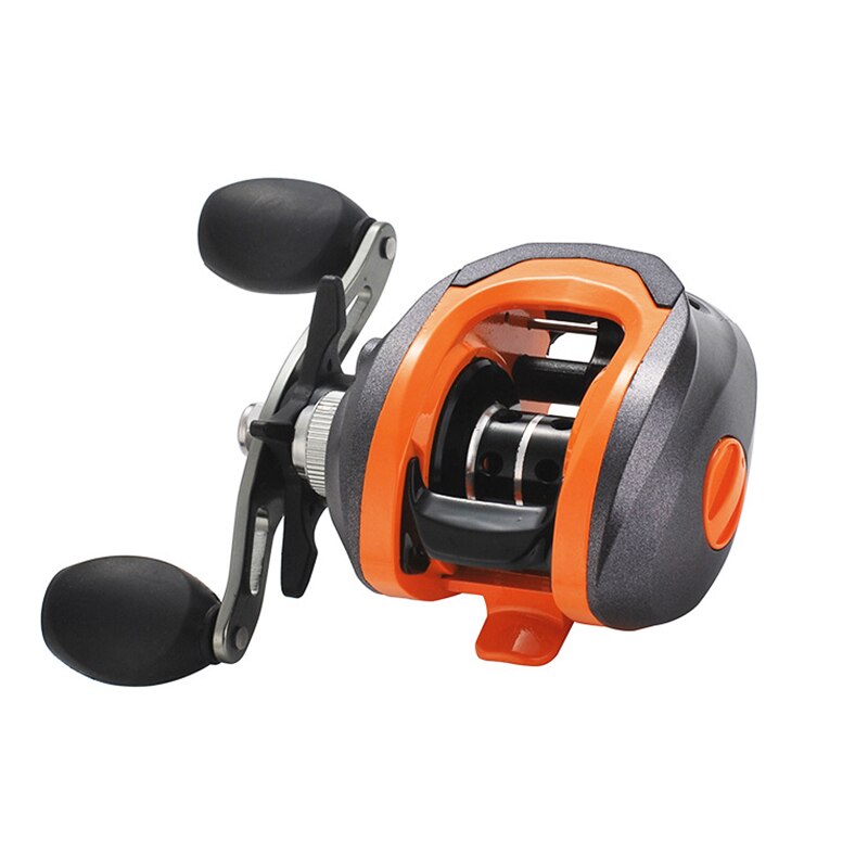 PUMEON carrete de pesca Ratio 7,2: 1 17 + 1 rodamientos Sistema De Freno magnético mano izquierda/derecha Baitcasting carrete de pesca de carpa ruedas: Mano izquierda