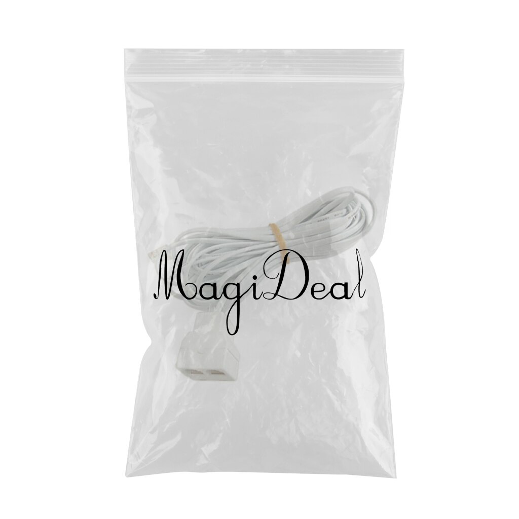 26 Feet 2 Jack Telephone Extension Cable Lead Wire Cord Phone Fax Modem