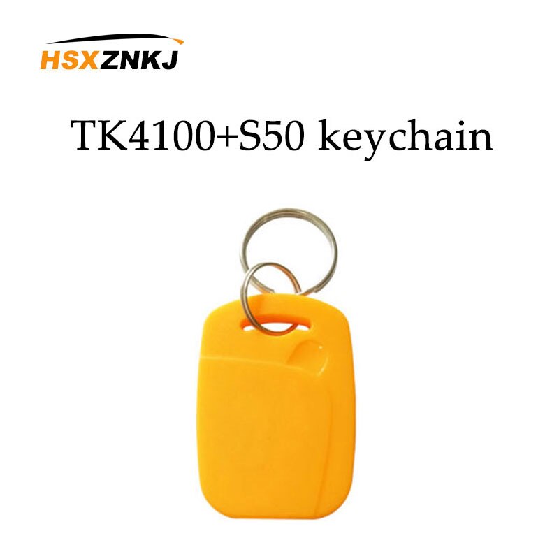 50/100 st ic id nfc nyckel rfid skrivskyddad tagg 13.56 mhz frekvens  s50 nyckelring  + 125 khz  em4100 tk4100 nyckel chip åtkomstkort