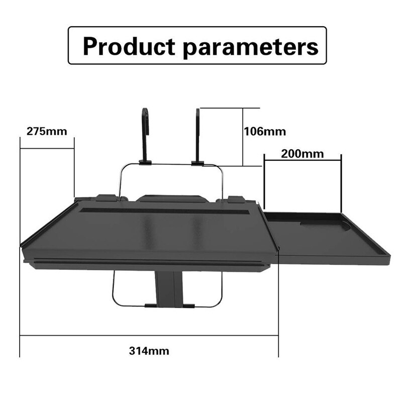 Multifunctional car Foldable Laptop Computer Stands Non-Slip Gear Hook Hide Cup Holder Lap Desk Sofa Bed Reading Notebook Foldin