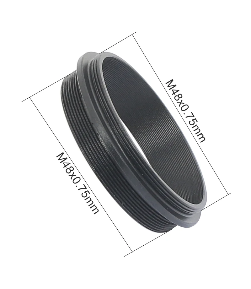 Adaptador de rosca macho de ambos lados T T2 M42 M48 M54 M56 SCT accesorios de fotografía para telescopio astronómico M42x0,75 M48x0,75 M54x0,75