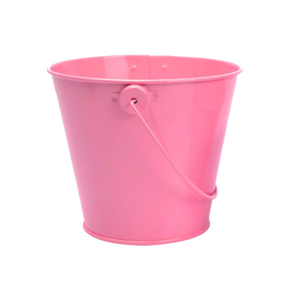 5 stk mini søt godteri sukkulent plante bøtte balkong hengende blomsterpotte fat bryllup bursdagsfest leker for barn: Rosa / S