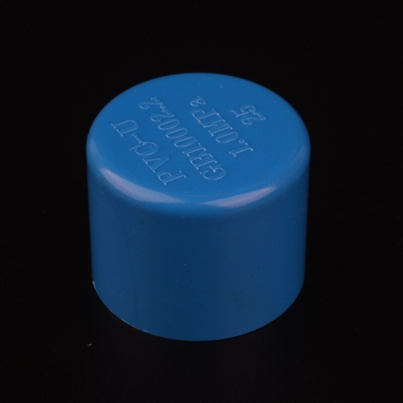 5pcs 25mm PVC Pipe End Connector 3/4" Water Pipe End Cap Water Stop Connector For Garden Irrigation Pipe Aquarium Fittings