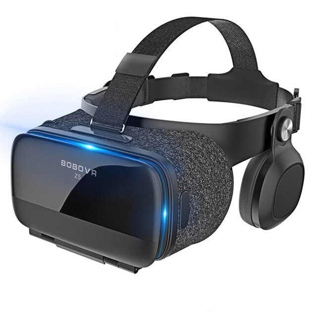BOBOVR Z5 3D VR lunettes réalité virtuelle casque boîte avec casque stéréo pour 4.7-6.2 pouces smartphone + contrôleur Bluetooth: only vr