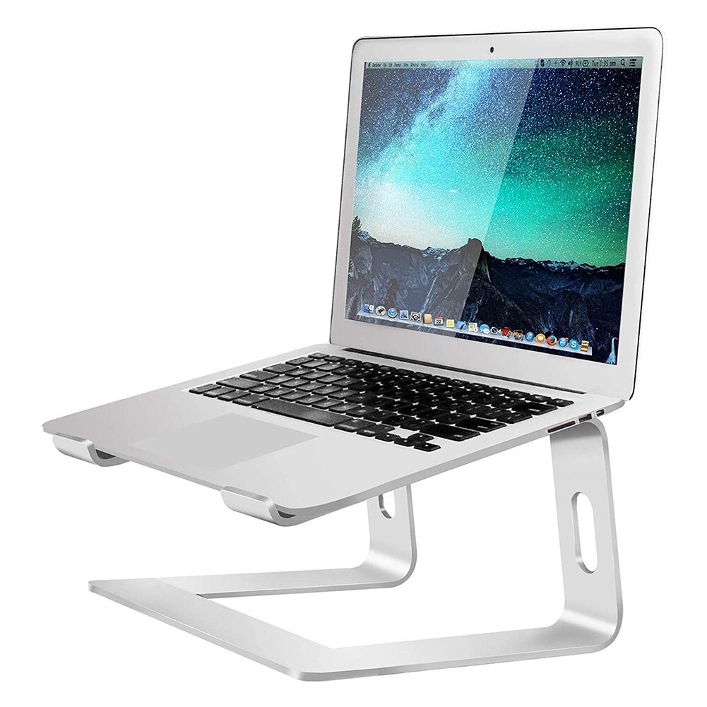 Bærbart bærbart stativ aluminiumslegering bærbart riser beslag støtte notebook køleholder stativ til macbook air pro chromebook