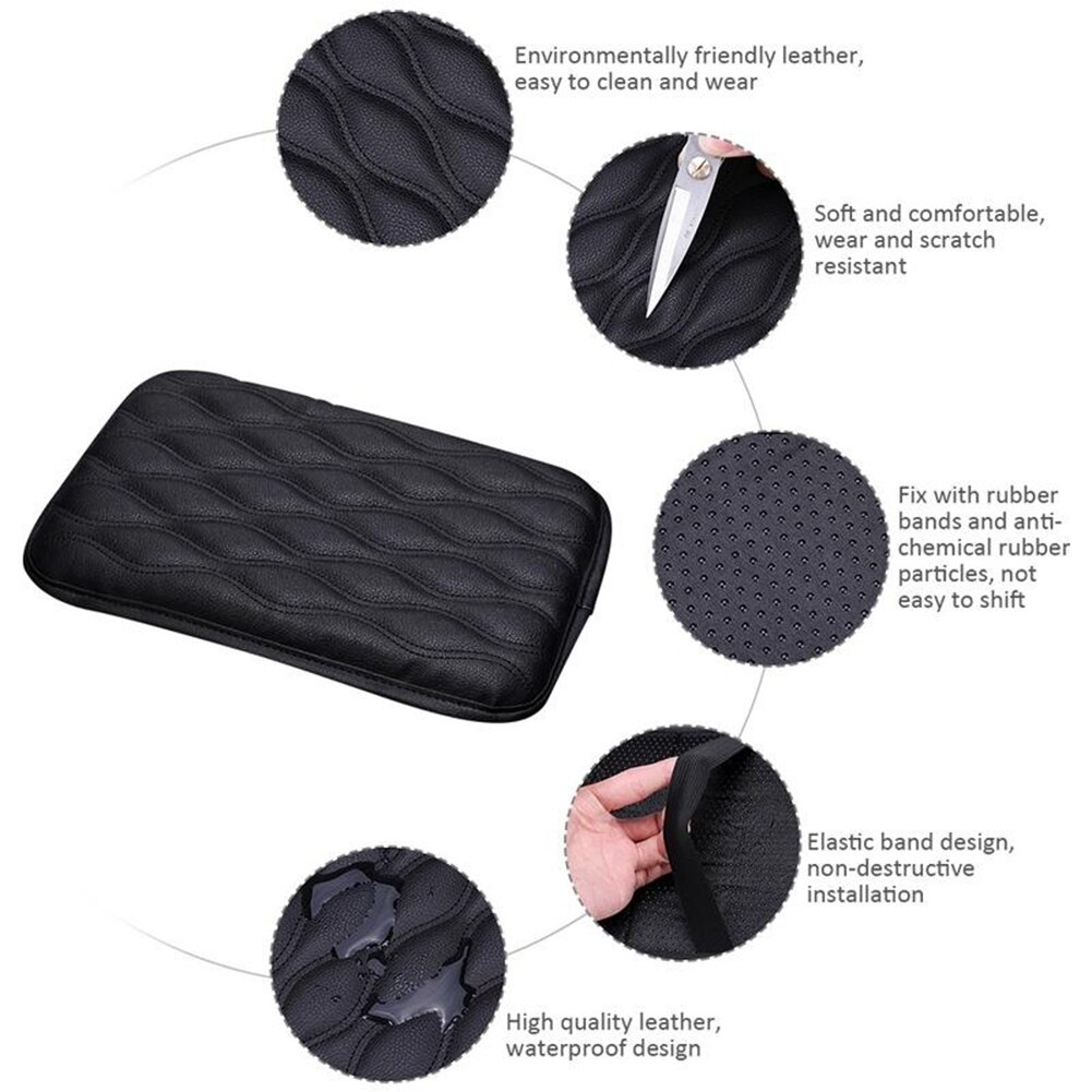 1 PCS Universal Car Auto Interieur Levert Armsteun Cover Verhoogd Pad Armsteun Doos Comfortabele Centrale Hand Pad Auto Accessoires