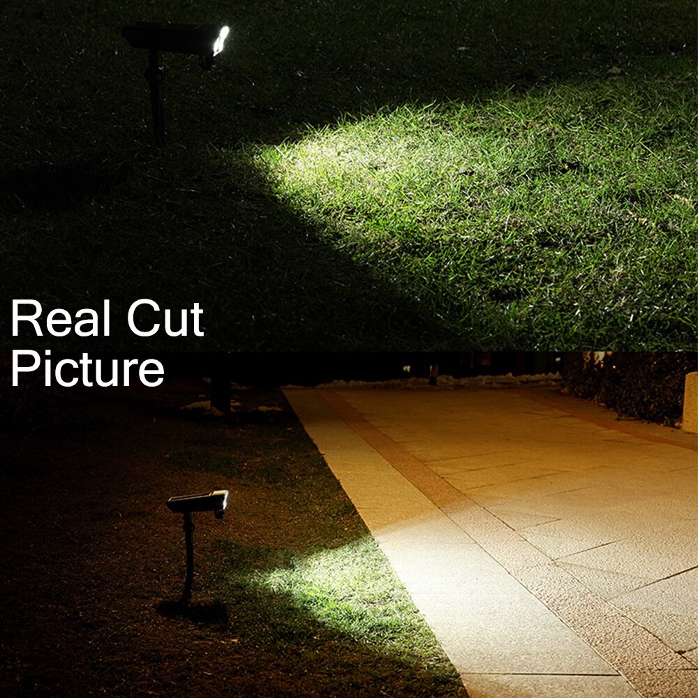Solar Power Light 2-In-1 Grond Gazon Solar Sensor Lampen Outdoor Waterdichte Draadloze Led Lamp Tuin Decor energiebesparende Verlichting