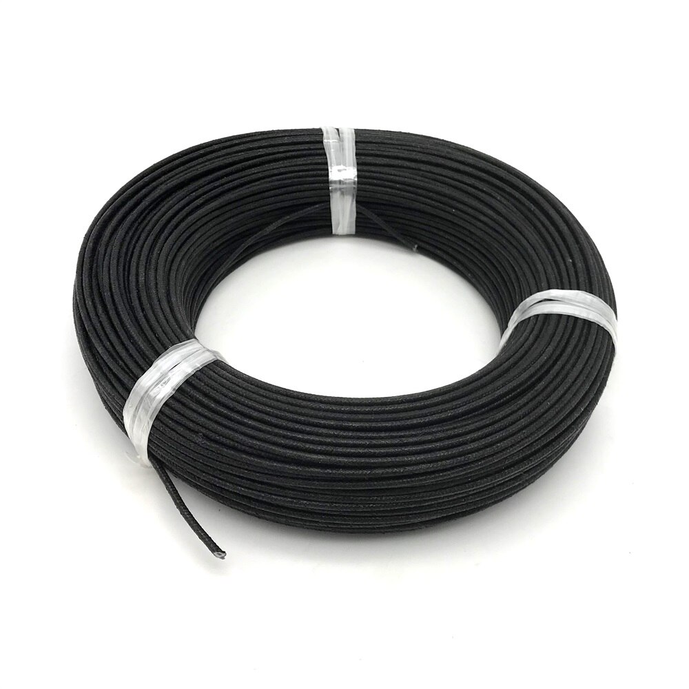 5m Electrical Wire DIY Connection Wire Silicone Rubber Extension Wire High Temperature Resist Copper Wire 4mm2 Section