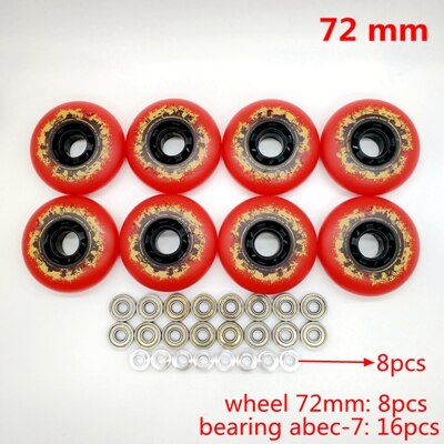 rueda de patín 85 A rueda roja 72 mm 76 mm 80 mm abec-9: violet