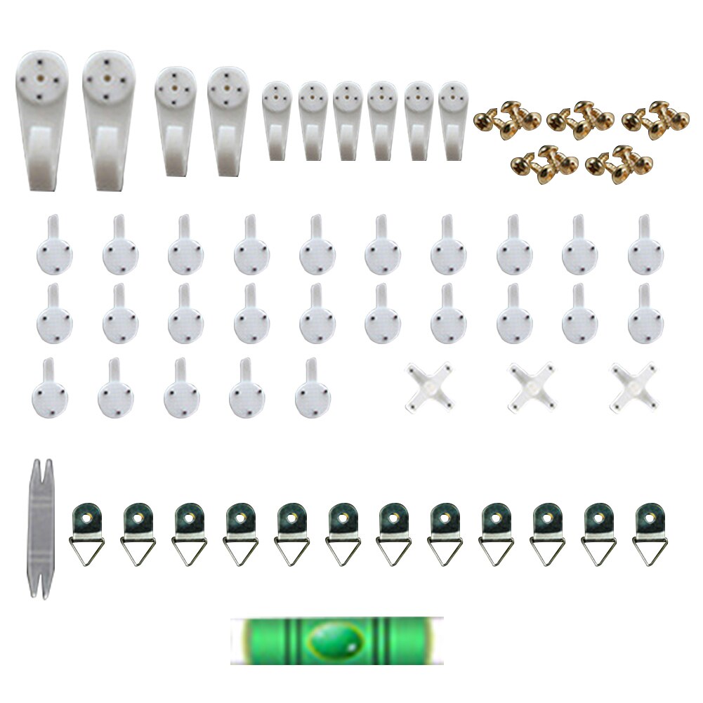 70Pcs Stud Non Trace Opknoping Keuken Diy Onzichtbare Bruiloft Foto 'S Schilderijen Hard Iving Kamer Muur Foto Haak Set Badkamer