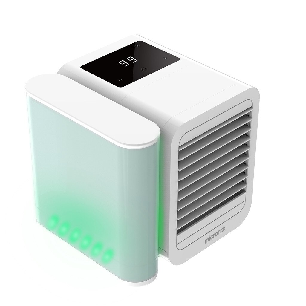 Mini Desktop Air Conditioner Cooler Fans Usb Rechargeable Air Cooler Household Small Air Cooler Fans With Smart Screen#g40: Default Title