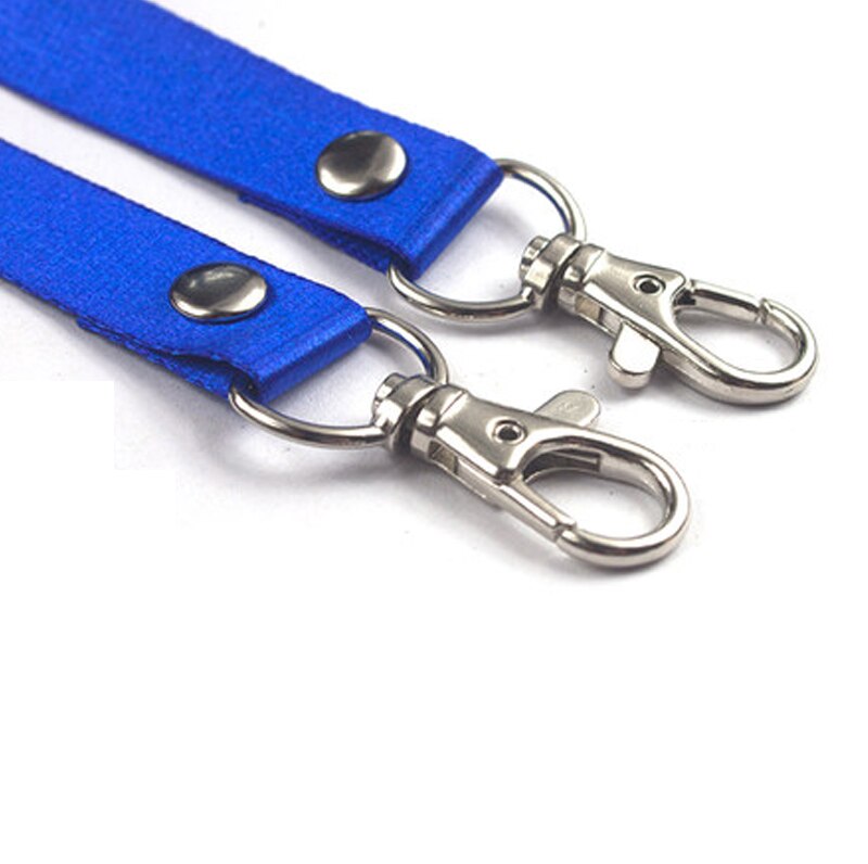 2 sztuk zwijany uchwyt na identyfikator smycz na szyje smycz bezpieczeństwa ucieczka DIY ID karty klucze metalowy klips identyfikator z plakietką posiadacze narzędzia biurowe