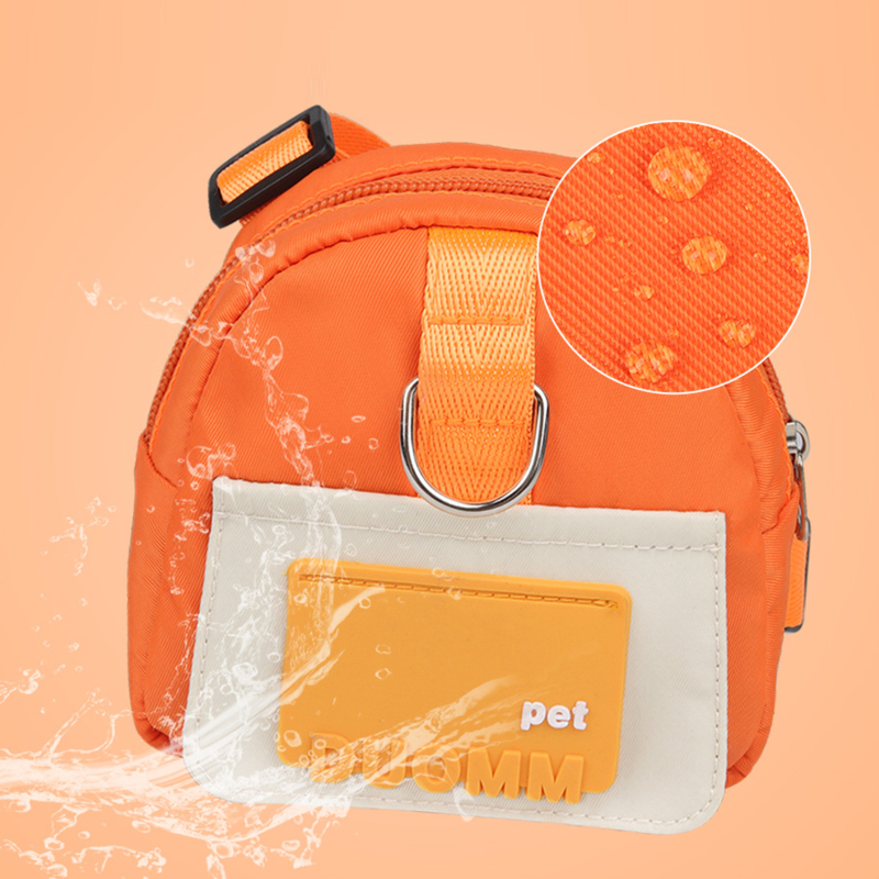 Süße Hunde Rucksack wasserdichte Hunde Welpen tasche mit Geschirr bequeme große Kapazität Snack draussen Haustier liefert Zubehör
