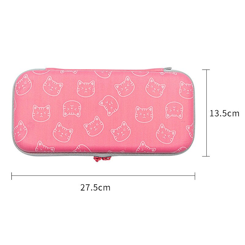 Para nintend caso interruptor portátil bonito gato garra saco de armazenamento protetor para nitendo switch nintendo console