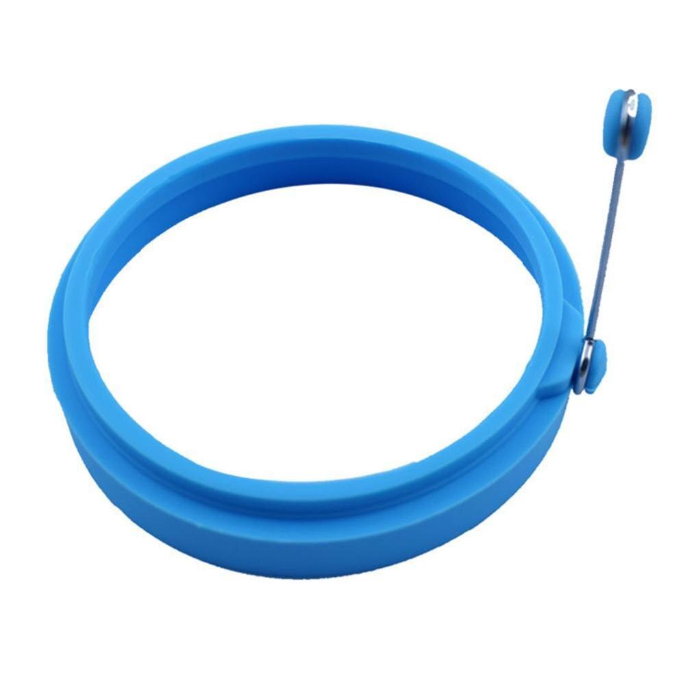 Gebakken Ei Pannenkoek Maker Anti-aanbak Koken Tool Ronde Hart Pannenkoek Maker Eierkoker Pan Flip Eieren Mold Keuken Bakken Accessoires: Sky blue