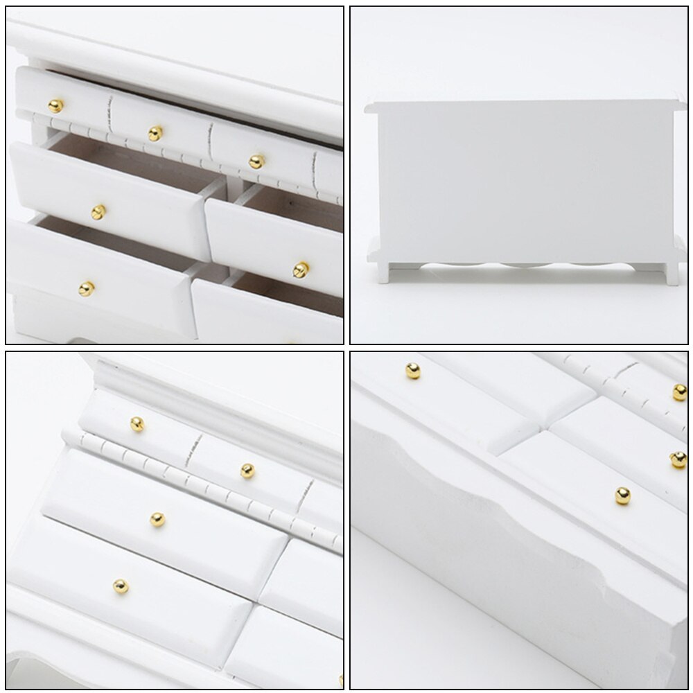 1pc exquisit Kreative Mini Haus Zubehör Seite Schrank Modell