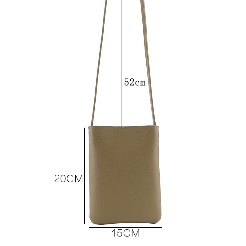 Youda – sac à bandoulière en matériau PU, pochette pour téléphone Portable, Style classique, Simple, pour filles