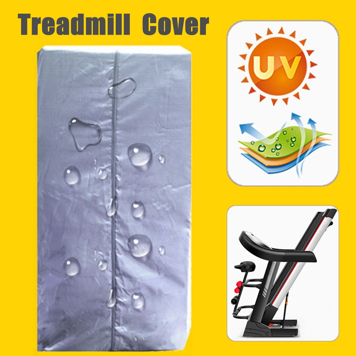 Indoor Polyester Waterproof Treadmill Cover Running Jogging Machine Dust Proof Shelter Protection Treadmill Dust Covers Shelter