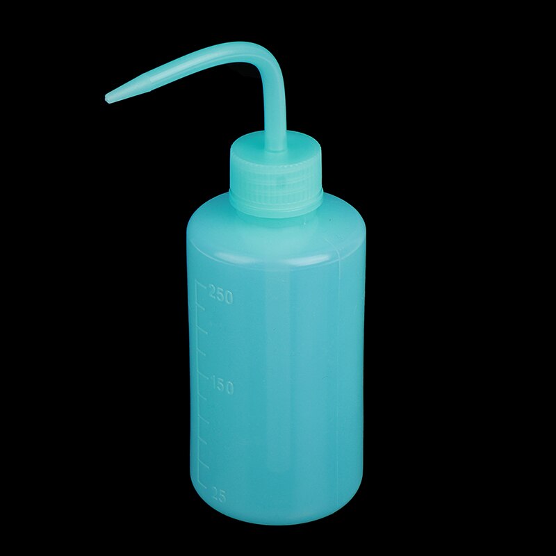 1PC 250mLWash Clean Clear White Plastic Green Soap Lab Wash Squeeze Diffuser Storage Bottle: green