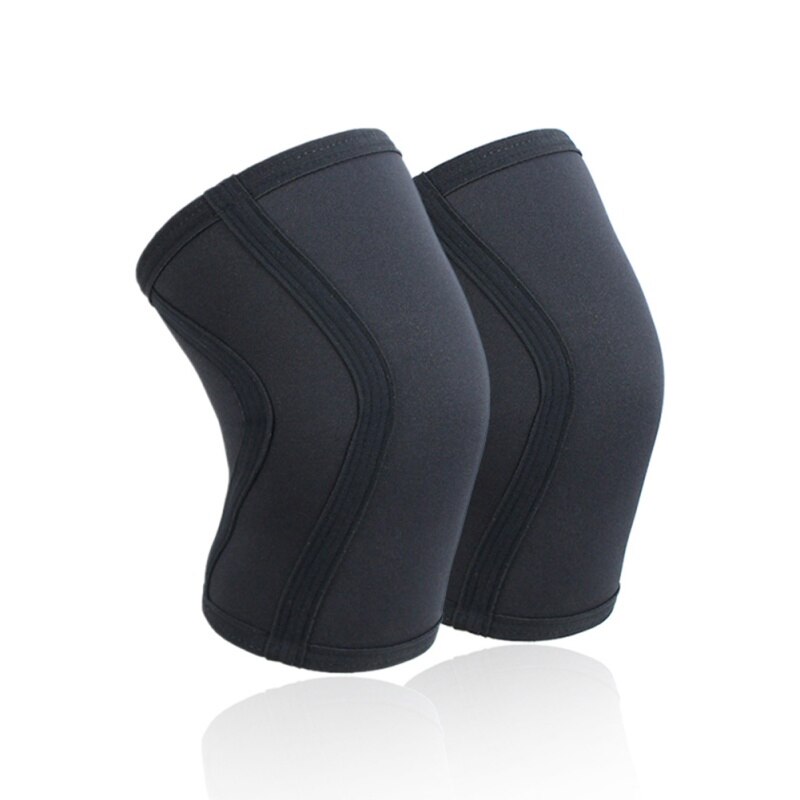 7mm Compression Neoprene Weightlifting knee pads fitness gym training Squats knee protector kneecap sports safety