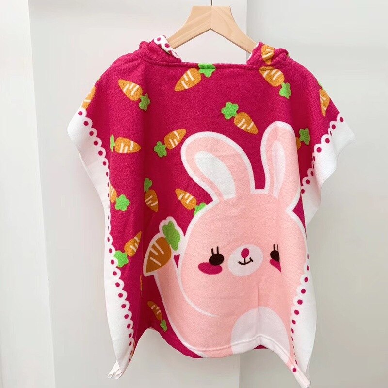 Handtuch Poncho für freundlicher Mikrofaser Bademantel freundlicher Surfen Schwimmbad Strand Ändern Kleid Mädchen Jungen Schnell Trocken Baden Schwimmen Handtücher