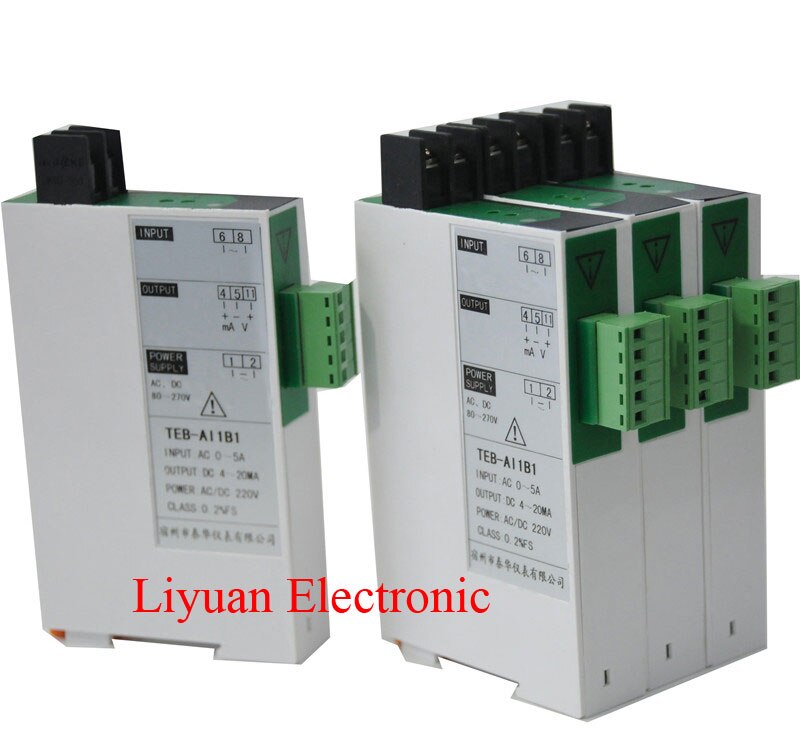 JD194-BS4I single phase AC current transducer / 0-5A / 4-20mA isolated modules / 0-10A voltage transducer