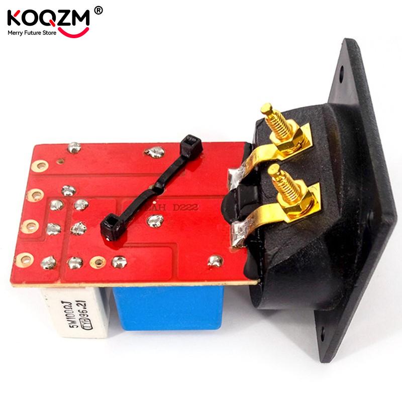 Divisor de Frequência Ajustável de Graves Agudos, Coluna 2 Way, Filtros Crossover de Áudio, 4-6 Polegadas, 4-8 Ohms, 48Hz-20KHz, 80W