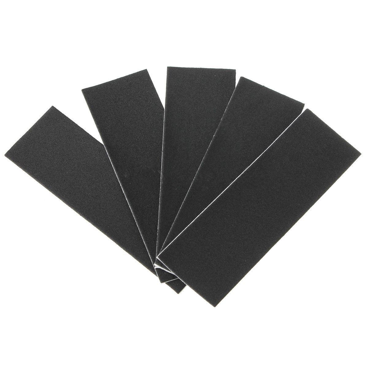 Parti  of 12 trä greppbräda däck oklippt sandpapper grepptejp halkskydd klistermärken 110 x 35mm/4.33 " *1.38 " för skateboard
