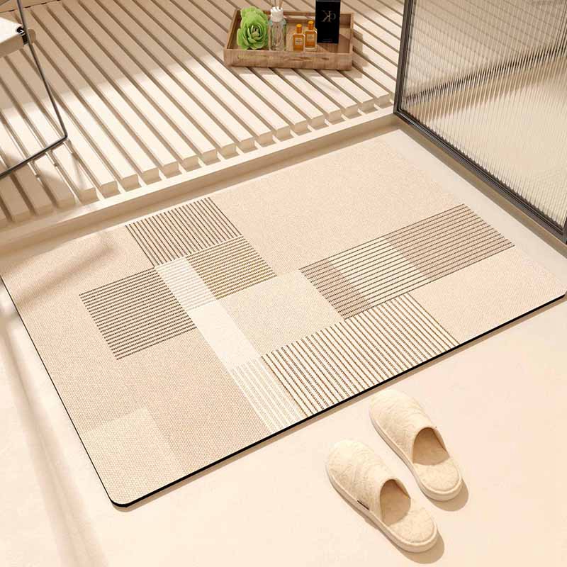 Bathroom diatom mud floor mat non-slip absorbent quick-drying foot mat household toilet entry toilet absorbent mat